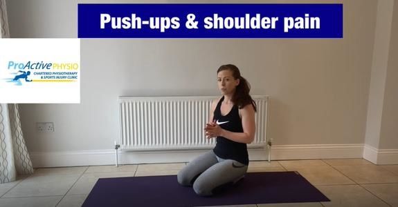 How to do push-ups without shoulder pain?
